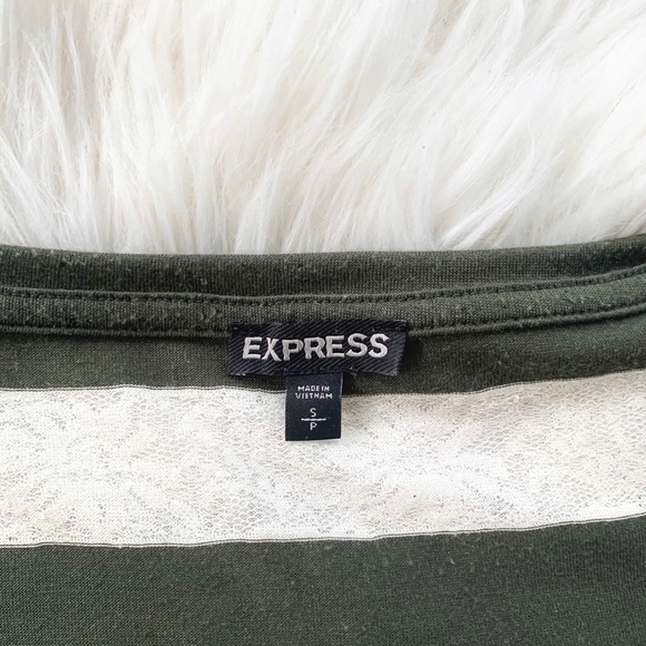 Express Striped Long-Sleeve Blouse 🕊 - Picture 3 of 3